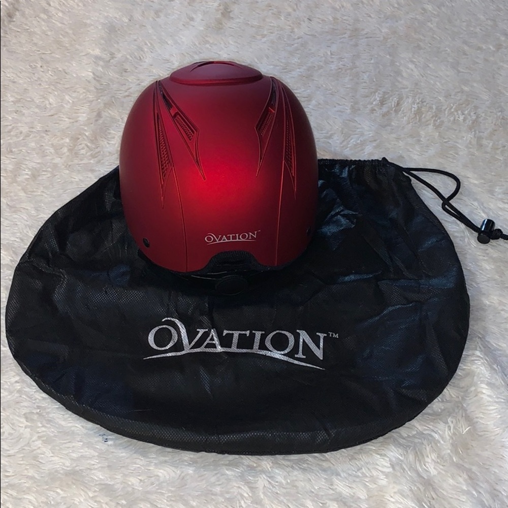 Ovation Girl’s Metallic riding helmet